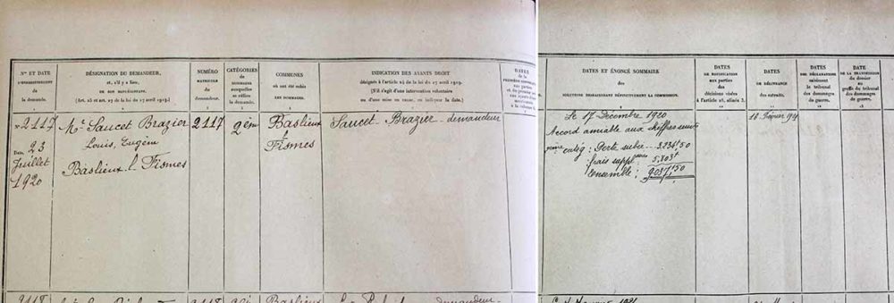 Dommages de guerre